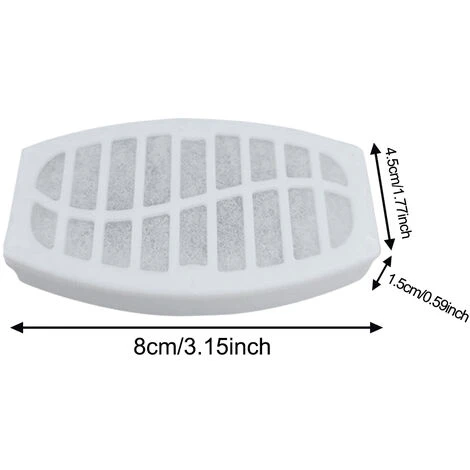 Filtres De Remplacement Pour Fontaine à Eau Pour Chat Filtre Pour Distributeur D'eau Pour Chien 4pcs 4 Filtres De Remplacement Pour Fontaine à Eau Pour Chat Filtre Pour Distributeur D'eau Pour Chien 4pcs – Image 2