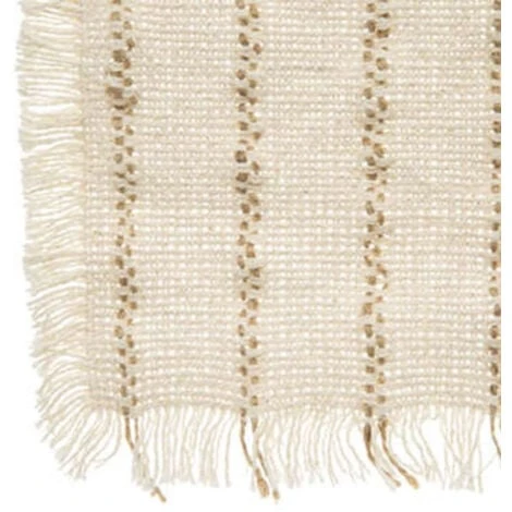 Set De Table Déco Jute 30x45cm Blanc 4 Set De Table Déco Jute 30x45cm Blanc – Image 2
