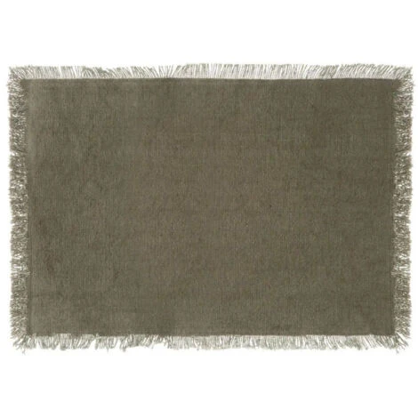 Set De Table Déco Maha 30x45cm Vert Kaki 3 Set De Table Déco Maha 30x45cm Vert Kaki