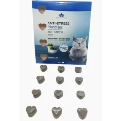 Friandises Anti-stress En Forme De Coeur X12, Pour Chats - Animallparadise -Pas Cher Toutou Mia Magasin 58392490 2