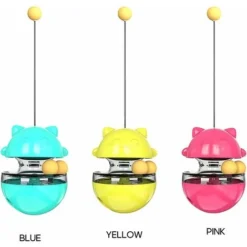 Distributeur De Nourriture Pour Chats Chats Qui Fuient Balle Jouets Chat Lent Chargeur Interactif Jouet Distribution Balle Pour Chaton Chiot -Pas Cher Toutou Mia Magasin 58621842 3