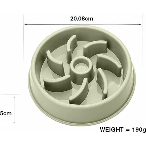 Gamelle Anti Glouton Chien Chat, Gamelle D'alimentation Lente Pour Chiens, Gamelle Alimentation Antiderapante, Favorise Digestion Lente, Pour Petit Moyen Gros Animal Domestique 6 Gamelle Anti Glouton Chien Chat, Gamelle D'alimentation Lente Pour Chiens, Gamelle Alimentation Antiderapante, Favorise Digestion Lente, Pour Petit Moyen Gros Animal Domestique – Image 4