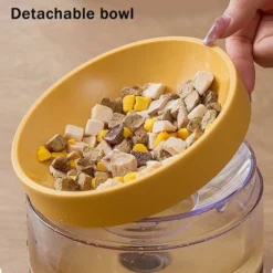 Distributeur Croquettes Chat Automatique Et Distributeur Eau Chat Automatique Ensemble 2 En 1 Mangeoirs Et Abreuvoirs Pour Chats Et Chiens Capacité 1L——VEBTles -Pas Cher Toutou Mia Magasin 60186287 3