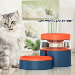 Distributeur Croquettes Chat Automatique Et Distributeur Eau Chat Automatique Ensemble 2 En 1 Mangeoirs Et Abreuvoirs Pour Chats Et Chiens Capacité 1L——VEBTles -Pas Cher Toutou Mia Magasin 60186287 4