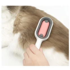 Epilateur Pour Animaux De Compagnie, Brosse De Nettoyage Multifonctionnelle Pour Animaux De Compagnie, Epilateur Pour Chiens Et Chats A Poils Longs Et Courts - Rose, Poils Courts -Pas Cher Toutou Mia Magasin 60678033 5