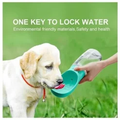 550MLPortable Voyage Gourde Avec Bouton Lock Pour Chien, Chat, Animaux De Compagnie,Animal De Compagnie Extérieur Potable，Fonepro -Pas Cher Toutou Mia Magasin 63838336 5