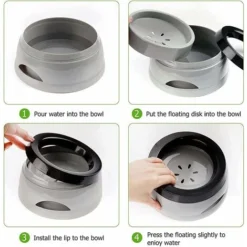 Distributeur D'eau Pour Chien, Bol D'eau Pour Chien, Anti Goutte Gamelle D'eau Chien, Gamelles De Voyage Pour Chien, Gamelle Anti Débordement Pour Chiens, Pour Que Chats Et Chiens Boivent De L'eau, Ar -Pas Cher Toutou Mia Magasin 64127487 3