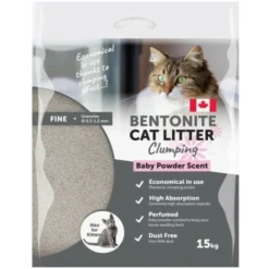 Litière Agglomérante Parfum Poudre De Bébé Donc Au Talc :) Pour Chat Poids 15 Kg - Animallparadise