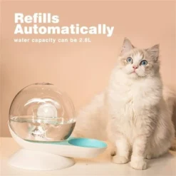 Distributeur D'eau Automatique Pour Chien Chat, En Forme D'escargot, Abreuvoir à Gravité Pour Animaux Domestiques, Fontaine Transparente Distributeur De Bol D'eau Pour Chien Chats, 2.8 L 9 Distributeur D'eau Automatique Pour Chien Chat, En Forme D'escargot, Abreuvoir à Gravité Pour Animaux Domestiques, Fontaine Transparente Distributeur De Bol D'eau Pour Chien Chats, 2.8 L -Pas Cher Toutou Mia Magasin 65314859 3