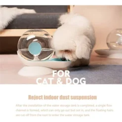 Distributeur D'eau Automatique Pour Chien Chat, En Forme D'escargot, Abreuvoir à Gravité Pour Animaux Domestiques, Fontaine Transparente Distributeur De Bol D'eau Pour Chien Chats, 2.8 L 10 Distributeur D'eau Automatique Pour Chien Chat, En Forme D'escargot, Abreuvoir à Gravité Pour Animaux Domestiques, Fontaine Transparente Distributeur De Bol D'eau Pour Chien Chats, 2.8 L -Pas Cher Toutou Mia Magasin 65314859 4