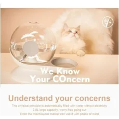 Distributeur D'eau Automatique Pour Chien Chat, En Forme D'escargot, Abreuvoir à Gravité Pour Animaux Domestiques, Fontaine Transparente Distributeur De Bol D'eau Pour Chien Chats, 2.8 L 11 Distributeur D'eau Automatique Pour Chien Chat, En Forme D'escargot, Abreuvoir à Gravité Pour Animaux Domestiques, Fontaine Transparente Distributeur De Bol D'eau Pour Chien Chats, 2.8 L -Pas Cher Toutou Mia Magasin 65314859 5