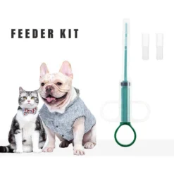 Mangeoire à Médicaments Réutilisable En Plastique Pour Animal Domestique - Seringue D'injecteur Durable - Outil D'alimentation Médical Avec Pointe Souple Pour Chats Et Chiens -Pas Cher Toutou Mia Magasin 66555355 5