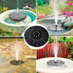 Premier® Solar Fountain, Garden Fountain Pond Pump Floating Fountain Solar Pump For Garden, Bird Bath, Pond, Fish Tank -Pas Cher Toutou Mia Magasin 66738547 3