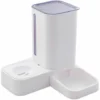 Distributeur Automatique De Nourriture Pour Chat Distributeur Automatique D'eau Pour Chat 2 En 1 Set Feeder Pour Chats Et Chiens Capacité 1,5 L / 2 Kg Violet -Pas Cher Toutou Mia Magasin 68590804 1