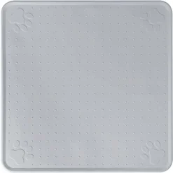 GP Tapis Dalimentation Pour Animaux De Compagnie, Tapis De Nourriture Pour Chats Et Chiens, Tapis Dalimentation Antidérapant, Tapis Gamelle Chien (33x33cm/gris)