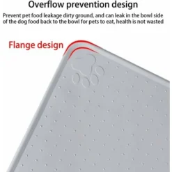 GP Tapis Dalimentation Pour Animaux De Compagnie, Tapis De Nourriture Pour Chats Et Chiens, Tapis Dalimentation Antidérapant, Tapis Gamelle Chien (33x33cm/gris) 10 GP Tapis Dalimentation Pour Animaux De Compagnie, Tapis De Nourriture Pour Chats Et Chiens, Tapis Dalimentation Antidérapant, Tapis Gamelle Chien (33x33cm/gris) -Pas Cher Toutou Mia Magasin 69013739 4