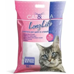 Litière Pour Chat Long Life En Cristaux De Silice 16 Litres