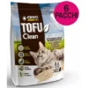 Croci Litière Microgranulée Agglomérante Tofu Clean 6 Packs De 6 Litres Chacun -Pas Cher Toutou Mia Magasin 69763107 1