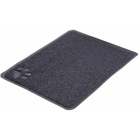 Trixie Tapis Pour Bac à Litière, En Pvc 37 × 45 Cm, Anthracite 3 Trixie Tapis Pour Bac à Litière, En Pvc 37 × 45 Cm, Anthracite