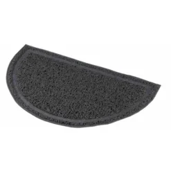 Trixie Tapis Pour Bac à Litière, Semi-circulaire, En Pvc 41 × 25 Cm, Anthracite