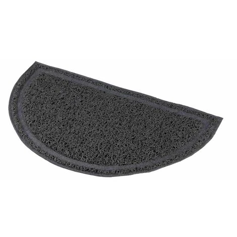 Trixie Tapis Pour Bac à Litière, Semi-circulaire, En Pvc 41 × 25 Cm, Anthracite 3 Trixie Tapis Pour Bac à Litière, Semi-circulaire, En Pvc 41 × 25 Cm, Anthracite