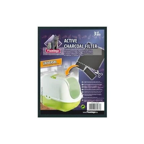 Flamingo Filtre Universelle 3 Pcs. Bac A Chat 3 Flamingo Filtre Universelle 3 Pcs. Bac A Chat