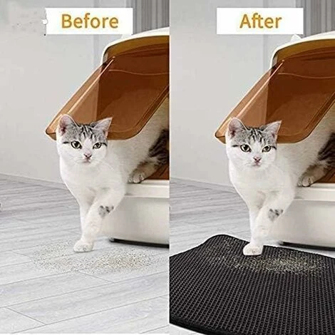 YIDOMDE Bac à Litière, Tapis De Protection Du Sol En Nid D'abeille, Pliable Et Imperméable à Double Couche, Pour La Nourriture Des Chats, Et Tapis Facile à Nettoyer (40 X 50 Cm) 7 YIDOMDE Bac à Litière, Tapis De Protection Du Sol En Nid D'abeille, Pliable Et Imperméable à Double Couche, Pour La Nourriture Des Chats, Et Tapis Facile à Nettoyer (40 X 50 Cm) – Image 5