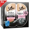 SHEBA Perfect Portions 48 Barquettes Terrine Au Saumon Pour Chat 37,5g (8x6) -Pas Cher Toutou Mia Magasin 70536000 1