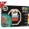 SHEBA Classiques Pour Chats 72 Barquettes Terrine Coffret Traiteur 85g (6x12) -Pas Cher Toutou Mia Magasin 70536005 1