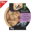 SHEBA Filets Au Poulet, Crevettes & Poissons De L'océan Pour Chat 16 Dômes 60g 1 SHEBA Filets Au Poulet, Crevettes & Poissons De L'océan Pour Chat 16 Dômes 60g -Pas Cher Toutou Mia Magasin 70540191 1