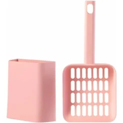 Pelle à Litière Pelle à Litière Pour Chat Avec Support Pelle à Litière Pour Chat Poignée Ergonomique Bacs à Litière Pour Chat Pour Nettoyer Le Bac à Litière