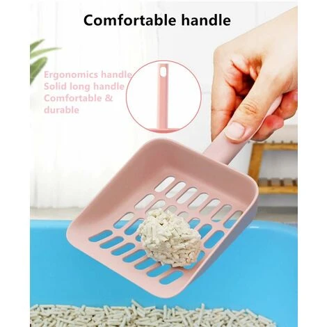 Pelle à Litière Pelle à Litière Pour Chat Avec Support Pelle à Litière Pour Chat Poignée Ergonomique Bacs à Litière Pour Chat Pour Nettoyer Le Bac à Litière 6 Pelle à Litière Pelle à Litière Pour Chat Avec Support Pelle à Litière Pour Chat Poignée Ergonomique Bacs à Litière Pour Chat Pour Nettoyer Le Bac à Litière – Image 4