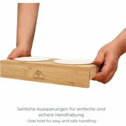 Déstockage Premium Station D’Alimentation Pour Chats - 2 Gamelles Pour Chat - Ensemble De Bols Grands Blancs En Céramique Pour Eau Et Nourriture - Bol Surélevé - Distributeur En Hauteur 9 Déstockage Premium Station D’Alimentation Pour Chats - 2 Gamelles Pour Chat - Ensemble De Bols Grands Blancs En Céramique Pour Eau Et Nourriture - Bol Surélevé - Distributeur En Hauteur -Pas Cher Toutou Mia Magasin 72047222 3