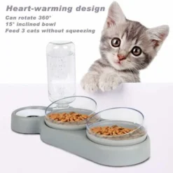 Gamelle Pour Chat Avec Support Gamelle Pour Chat - Gamelle Surélevée à 15° Gamelle Personnalisée Pour Animaux De Compagnie Avec Inclinaison Pour éviter Les Vomissements Gamelle Pour Chat Pour Chats -Pas Cher Toutou Mia Magasin 72059286 4