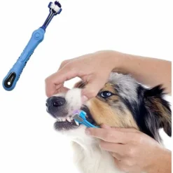 Brosse à Dents Pour Animaux De Compagnie à 3 Côtés Brosse à Dents Pour Chien Enlever La Mauvaise Haleine Tartre Nettoyage De La Bouche Soins Dentaires Pour Animaux De Compagnie Chat Nettoyage De La Bo -Pas Cher Toutou Mia Magasin 74519930 4