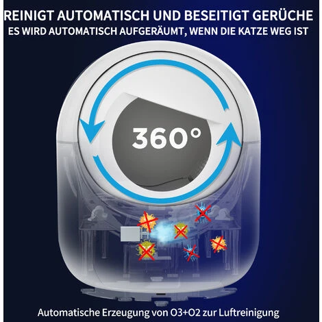 Bac à Litière Autonettoyante Adaptée à Tous Les Types De Litière Pour Chat élimination Des Odeurs, Prise En Charge Du WiFi 5G Et 2.4G 4 Bac à Litière Autonettoyante Adaptée à Tous Les Types De Litière Pour Chat élimination Des Odeurs, Prise En Charge Du WiFi 5G Et 2.4G – Image 2