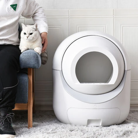 Bac à Litière Autonettoyante Adaptée à Tous Les Types De Litière Pour Chat élimination Des Odeurs, Prise En Charge Du WiFi 5G Et 2.4G 6 Bac à Litière Autonettoyante Adaptée à Tous Les Types De Litière Pour Chat élimination Des Odeurs, Prise En Charge Du WiFi 5G Et 2.4G – Image 4