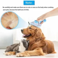 Brosse Chiens Chats, Autonettoyante Brosse Poils Morts Pour Chat Chien, Enlèvement Efficace Jusqu'à 95% Des Poils Morts Et Poils Tomentose -Versailles -Pas Cher Toutou Mia Magasin 76187011 5