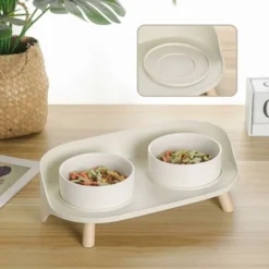 Gamelle Chat Chien - Gamelle Chat Surélevée Avec Support - Gamelle Pour Chat Chiens Anti Eclaboussure - Double Ceramique Bol Eau Et Nourriture Pour Chats Petit Chiot Lapin 9 Gamelle Chat Chien - Gamelle Chat Surélevée Avec Support - Gamelle Pour Chat Chiens Anti Eclaboussure - Double Ceramique Bol Eau Et Nourriture Pour Chats Petit Chiot Lapin -Pas Cher Toutou Mia Magasin 76700791 3