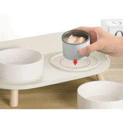 Gamelle Chat Chien - Gamelle Chat Surélevée Avec Support - Gamelle Pour Chat Chiens Anti Eclaboussure - Double Ceramique Bol Eau Et Nourriture Pour Chats Petit Chiot Lapin 10 Gamelle Chat Chien - Gamelle Chat Surélevée Avec Support - Gamelle Pour Chat Chiens Anti Eclaboussure - Double Ceramique Bol Eau Et Nourriture Pour Chats Petit Chiot Lapin -Pas Cher Toutou Mia Magasin 76700791 4