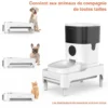 Balimo Support Pour Distributeur De Croquette Chien/Chat - Hauteur Réglable - 376 X 226 X 95 Mm - Blanc 1 Balimo Support Pour Distributeur De Croquette Chien/Chat - Hauteur Réglable - 376 X 226 X 95 Mm - Blanc -Pas Cher Toutou Mia Magasin 77349425 1