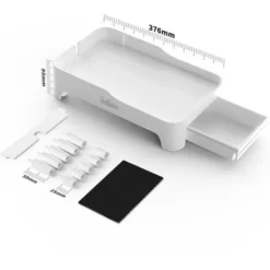 Balimo Support Pour Distributeur De Croquette Chien/Chat - Hauteur Réglable - 376 X 226 X 95 Mm - Blanc -Pas Cher Toutou Mia Magasin 77349425 5