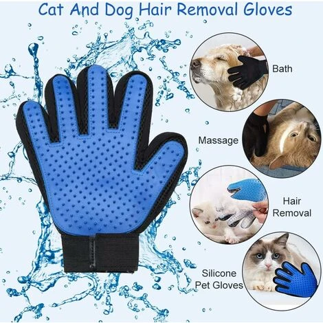 Gant Brossage Chat,Gant Chat Poil,Gant Toilettage Chat,Gant Chien,Gant Toilettage Chien,Gant Pour Chat,Gant Brosse Chien,Gant Silicone Chat,Bleu 5 Gant Brossage Chat,Gant Chat Poil,Gant Toilettage Chat,Gant Chien,Gant Toilettage Chien,Gant Pour Chat,Gant Brosse Chien,Gant Silicone Chat,Bleu – Image 3