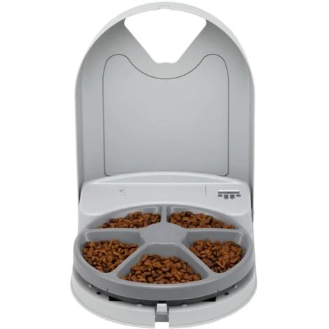 Mangeoire Animaux De Compagnie 5 Repas Eatwell Minuterie Gris PetSafe 7 Mangeoire Animaux De Compagnie 5 Repas Eatwell Minuterie Gris PetSafe – Image 5