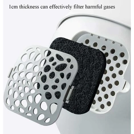 Filtres à Odeur De Carbone De Filtres à Charbon Actif,Filtres De Rechange Pour Litière De Chat,Filtres De Rechange Pour Chat De Filtre à Charbon,Filtres à Charbon De Rechange,Déodorant Pad Filtre, Kue 6 Filtres à Odeur De Carbone De Filtres à Charbon Actif,Filtres De Rechange Pour Litière De Chat,Filtres De Rechange Pour Chat De Filtre à Charbon,Filtres à Charbon De Rechange,Déodorant Pad Filtre, Kue – Image 4