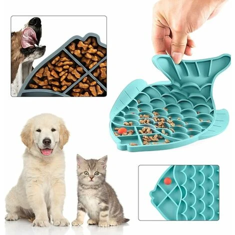 Dog Lechez Mat Alimentation Lente Pet Cat Treats Calmant Et Anxiete Soulagement Ennui Reduction De Baignade Toilettage Formation Super Pour Une Parfaite Adherence Au Beurre D'Arachide Treats Yogourt, 4 Dog Lechez Mat Alimentation Lente Pet Cat Treats Calmant Et Anxiete Soulagement Ennui Reduction De Baignade Toilettage Formation Super Pour Une Parfaite Adherence Au Beurre D'Arachide Treats Yogourt, – Image 2