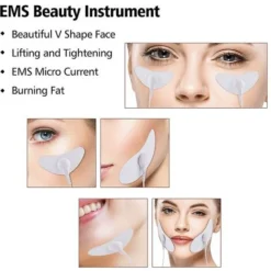 Dispositifs Lifting En Forme De V, Double Dissolvant De Corps électrique Micro-courant De Levage Pour Le Visage Appareil De Massage Des Impulsions D'électrode Machine Starlight -Pas Cher Toutou Mia Magasin 80328928 5