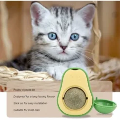 Boule D'herbe à Chat, Balle Herbe à Chat Murale, Jouets Catnip Comestibles Pour Chats, Jouets à L'herbe à Chat Rotatives - MODOU 9 Boule D'herbe à Chat, Balle Herbe à Chat Murale, Jouets Catnip Comestibles Pour Chats, Jouets à L'herbe à Chat Rotatives - MODOU -Pas Cher Toutou Mia Magasin 80949987 3