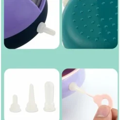 RHAFAYRE Nouveau-né Chiot Kitty Mangeoire à Lait Avec Mamelons Multi-Animaux Silicone Dispositif D'allaitement Distributeur De Lait Pour Chats Chiens Lapins, Vert 9 RHAFAYRE Nouveau-né Chiot Kitty Mangeoire à Lait Avec Mamelons Multi-Animaux Silicone Dispositif D'allaitement Distributeur De Lait Pour Chats Chiens Lapins, Vert -Pas Cher Toutou Mia Magasin 82868480 3