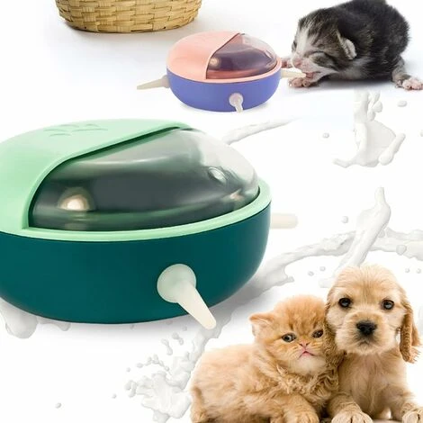 RHAFAYRE Nouveau-né Chiot Kitty Mangeoire à Lait Avec Mamelons Multi-Animaux Silicone Dispositif D'allaitement Distributeur De Lait Pour Chats Chiens Lapins, Vert 6 RHAFAYRE Nouveau-né Chiot Kitty Mangeoire à Lait Avec Mamelons Multi-Animaux Silicone Dispositif D'allaitement Distributeur De Lait Pour Chats Chiens Lapins, Vert – Image 4
